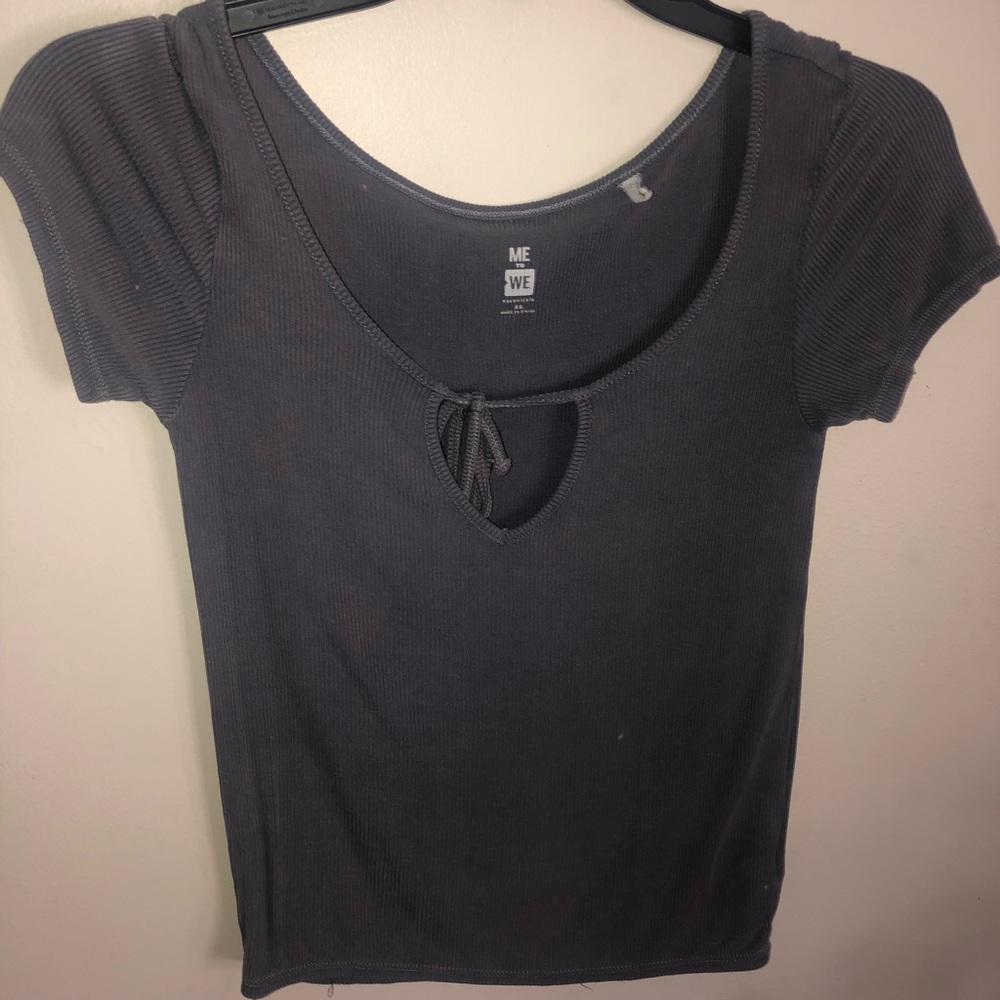 Pacsun Scoop Neck Crop Top